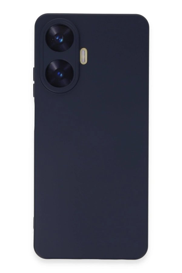 Realme C55 Kılıf Nano İçi̇ Kadi̇fe Si̇li̇kon - Mor - Dropx8597-9851