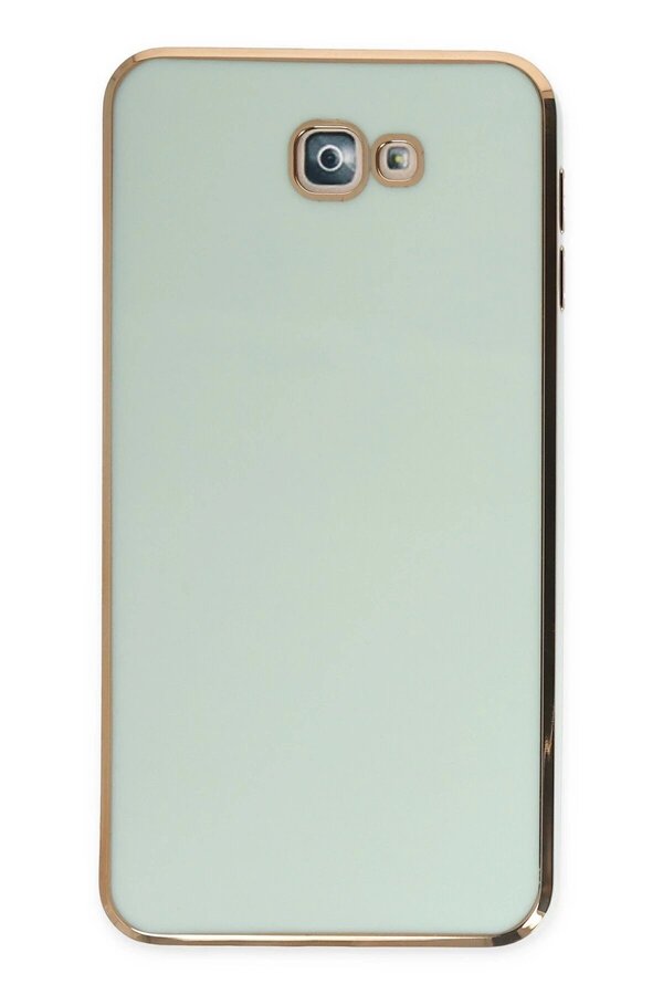 CepteToptan Samsung Galaxy J7 Prime Kılıf Volet Silikon - Açık Yeşil - DROPX5990-4395