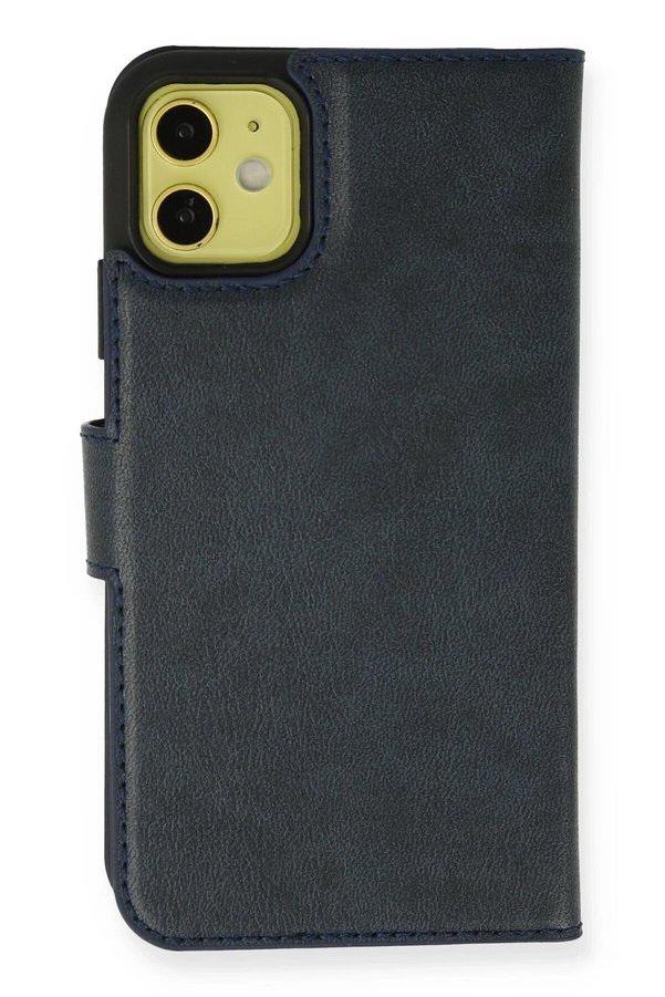 CepteToptan iPhone 13 Mini Kılıf Trend S Plus Kapaklı Kılıf - Lacivert - DROPX4734-3074