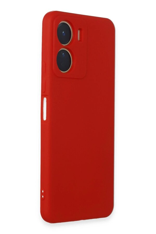 Vi̇vo Y16 Kılıf Fi̇rst Si̇li̇kon - Kırmızı - Dropx9539-5586