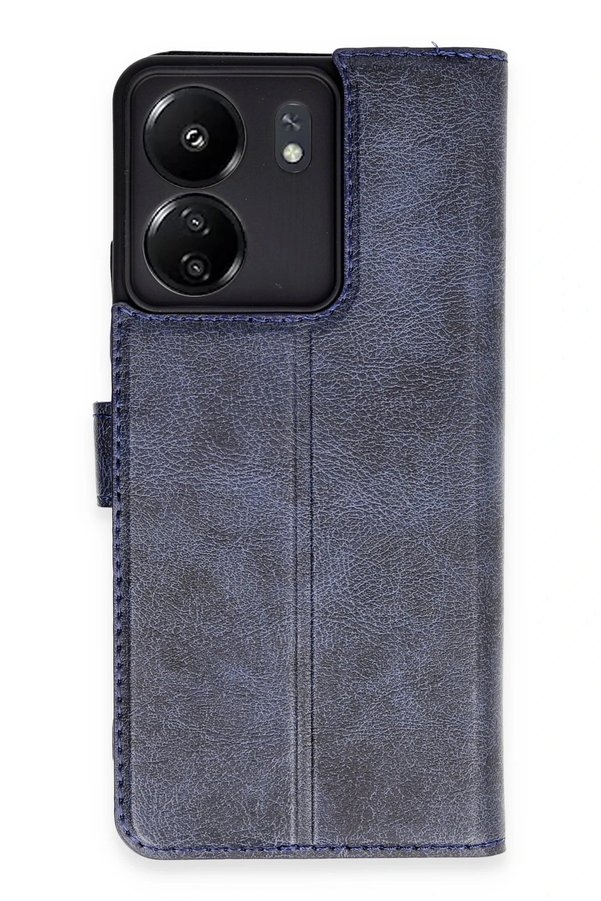 CepteToptan Xiaomi Redmi 13C Kılıf Trend S Plus Kapaklı Kılıf - Lacivert - DROPX2162-7963