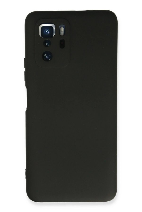 CepteToptan Xiaomi Poco X3 GT Kılıf Nano içi Kadife Silikon - Siyah - DROPX8617-8378