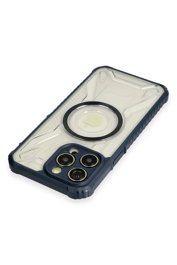 İphone 13 Pro Kılıf Prag Magneti̇csafe Kapak - Laci̇vert - Dropx2106-1462