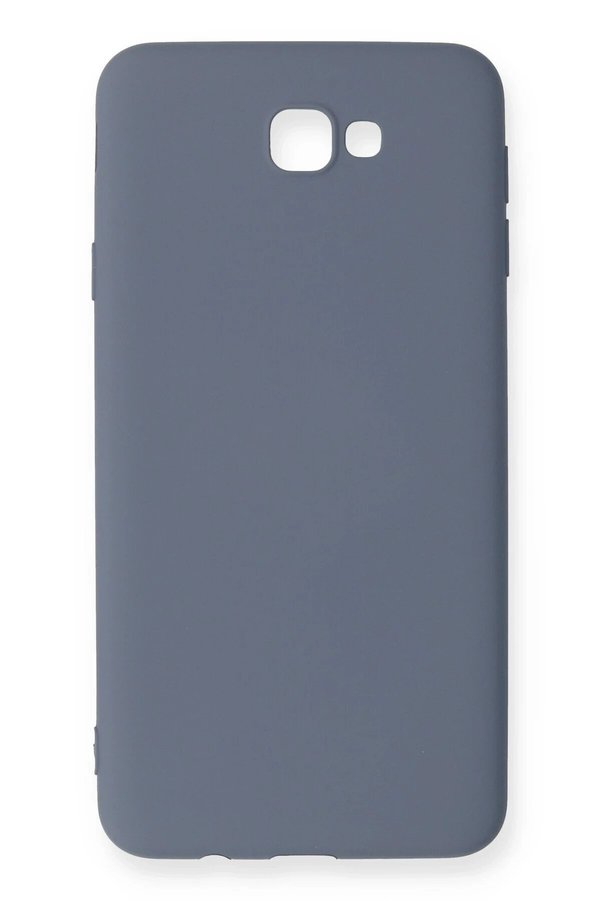 CepteToptan Samsung Galaxy J7 Prime Kılıf Nano içi Kadife Silikon - Gri - DROPX7192-7101