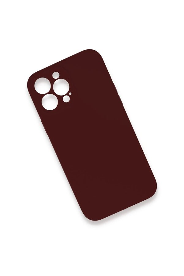 İphone 13 Pro Max Kılıf Lansman Legant Si̇li̇kon - Bordo - Dropx8298-9709