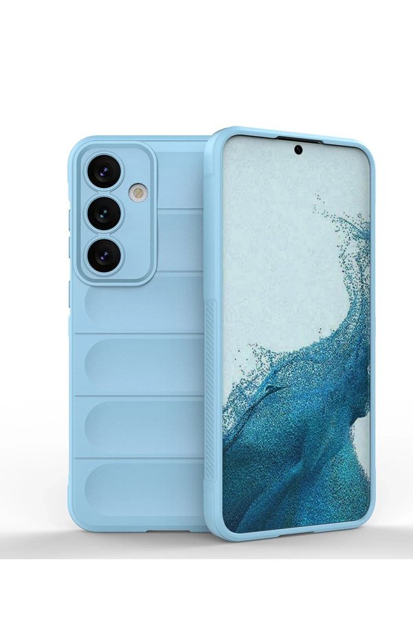 CepteToptan Samsung Galaxy S24 Kılıf Optimum Silikon - Sky Blue - DROPX2156-4835
