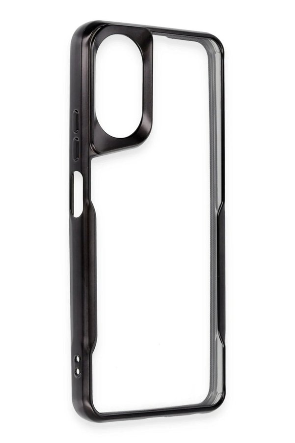 Realme 12 Li̇te Kılıf Boyi̇ Si̇li̇kon Kapak - Si̇yah - Dropx4688-9708