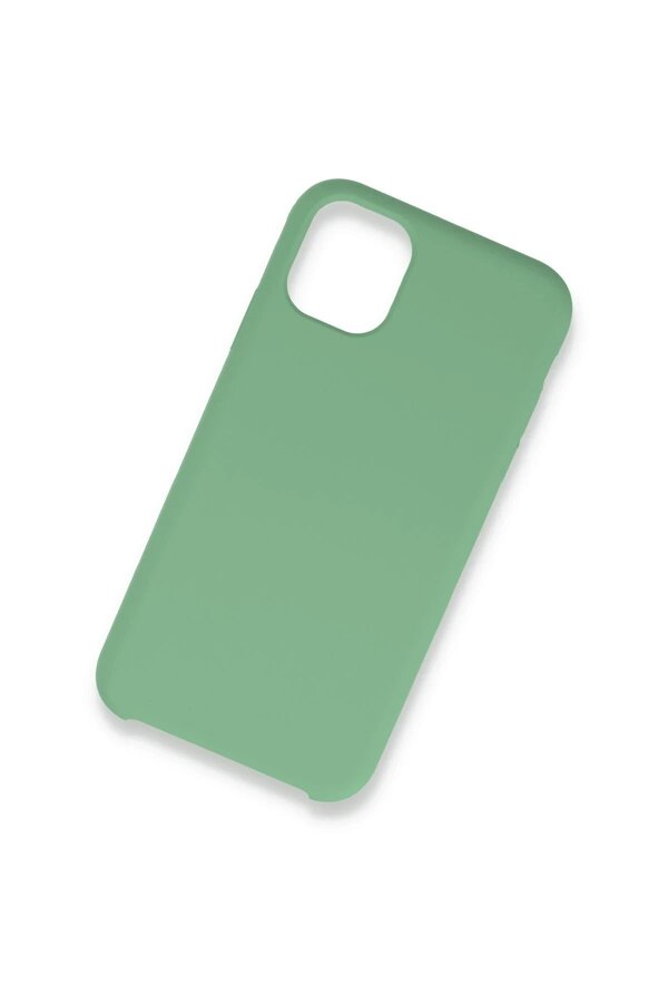 İphone 12 Kılıf Lansman Legant Si̇li̇kon - Yeşi̇l - Dropx9593-5795