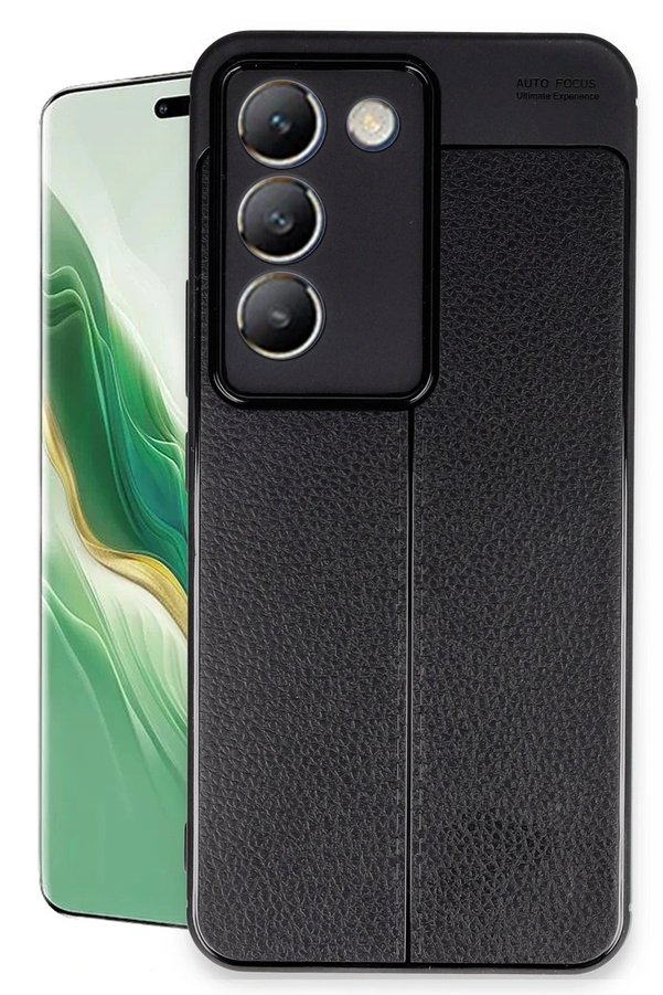 CepteToptan Vivo V30 Lite 4G Kılıf Auto Focus Kapak - Siyah - DROPX8929-4669