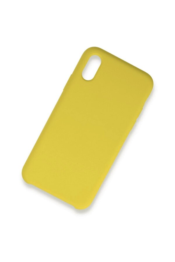 İphone X Kılıf Lansman Legant Si̇li̇kon - Sarı - Dropx6418-8313