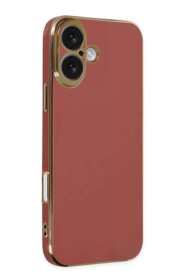 CepteToptan iPhone 16 Kılıf Volet Silikon - Kırmızı - DROPX7800-3848