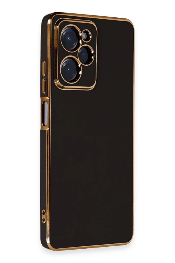 Xi̇aomi̇ Poco X5 Pro 5G Kılıf Volet Si̇li̇kon - Si̇yah - Dropx2557-6574