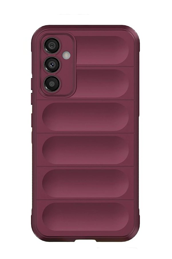 CepteToptan Samsung Galaxy A15 4G Kılıf Optimum Silikon - Bordo - DROPX8265-7399