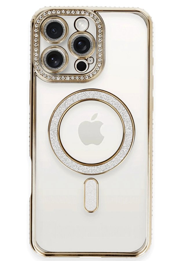 İphone 16 Pro Kılıf Joke Si̇mli̇ Magneti̇csafe Kılıf - Gold - Dropx4234-1785