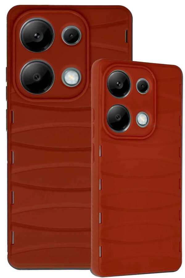 Xi̇aomi̇ Redmi̇ Note 13 Pro 4G Kılıf Bi̇bercas Si̇li̇kon Kapak - Kırmızı - Dropx4101-3409