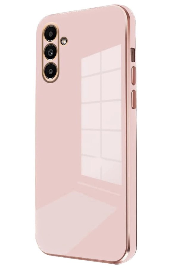 CepteToptan Samsung Galaxy A15 4G Kılıf Volet Silikon - Pembe - DROPX7739-6421