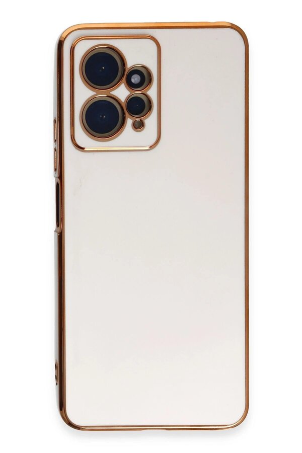 CepteToptan Xiaomi Redmi Note 12 4G Kılıf Volet Silikon - Beyaz - DROPX7984-5688