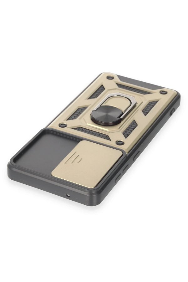 Samsung Galaxy S20 Fe Kılıf Pars Lens Yüzüklü Si̇li̇kon - Gold - Dropx9525-1680