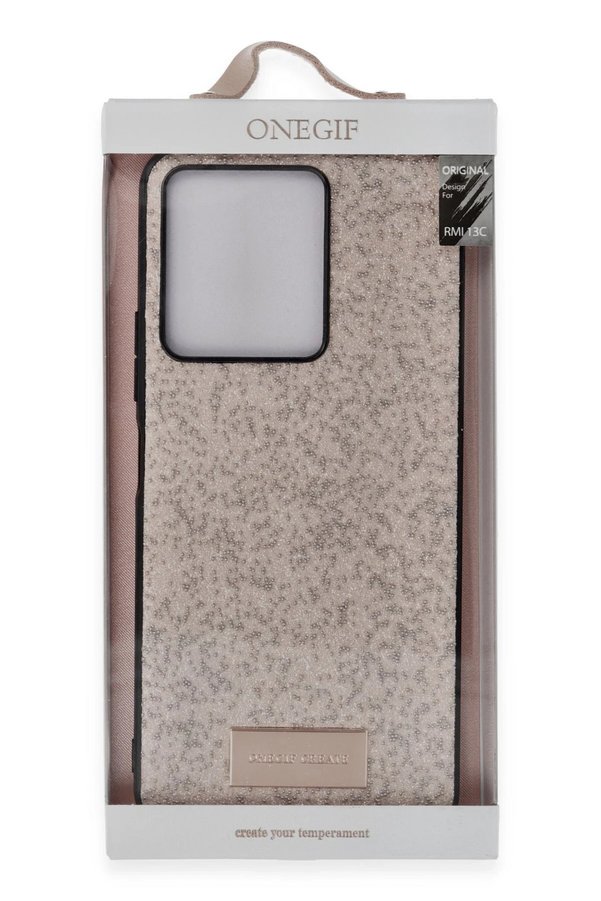 Xi̇aomi̇ Redmi̇ 13C Bri̇ght Si̇mli̇ Kapak - Gümüş - Dropx9242-9801