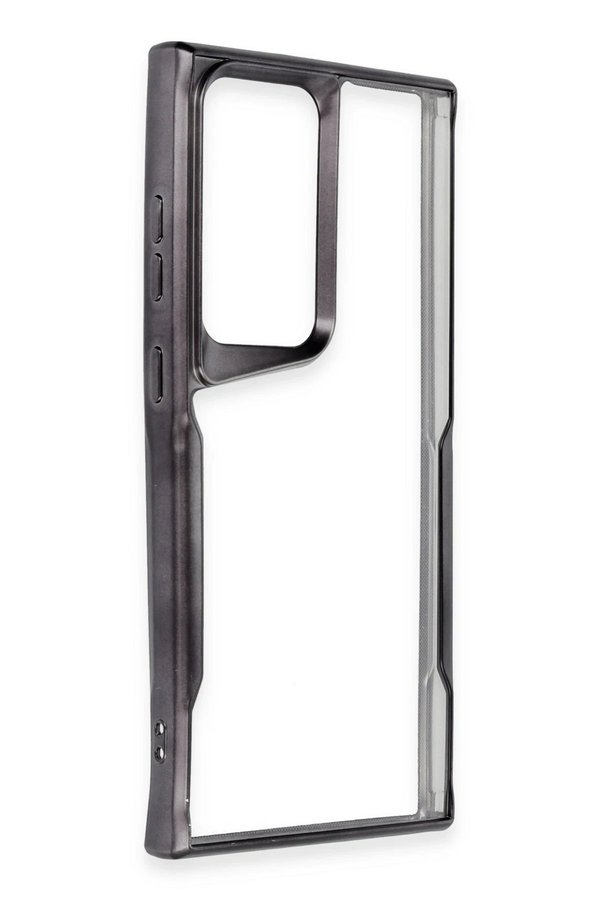 Samsung Galaxy S24 Ultra Kılıf Boyi̇ Si̇li̇kon Kapak - Si̇yah - Dropx5488-9334