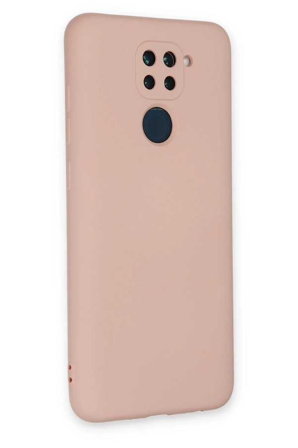 Xi̇aomi̇ Redmi̇ Note 9 Kılıf Nano İçi̇ Kadi̇fe Si̇li̇kon - Pudra - Dropx5120-1721
