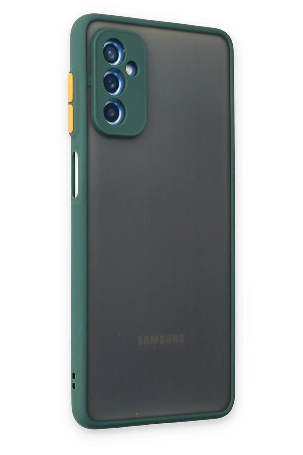 Samsung Galaxy M52 5G Kılıf Montreal Si̇li̇kon Kapak - Yeşi̇l - Dropx3008-1245