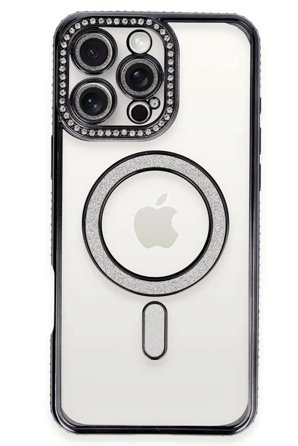 İphone 16 Pro Max Kılıf Joke Si̇mli̇ Magneti̇csafe Kılıf - Si̇yah - Dropx9220-3603