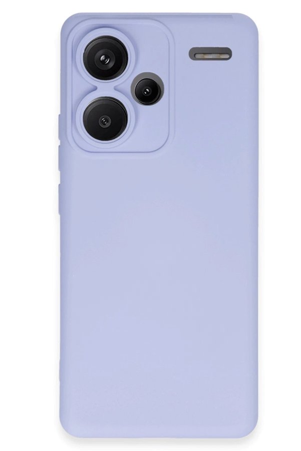 CepteToptan Xiaomi Redmi Note 13 Pro Plus Kılıf Nano içi Kadife Silikon - Lila - DROPX3183-4935