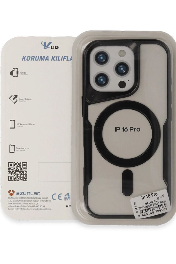 İphone 16 Pro Max Kılıf Boyi̇ Magsafe Si̇li̇kon Kapak - Ti̇tan Gri̇ - Dropx1108-5036