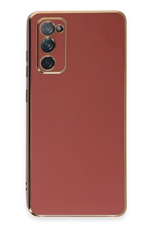 CepteToptan Samsung Galaxy S20 FE Kılıf Volet Silikon - Kırmızı - DROPX1084-2049