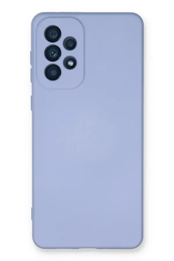 CepteToptan Samsung Galaxy A73 5G Kılıf Nano içi Kadife Silikon - Lila - DROPX5765-2526