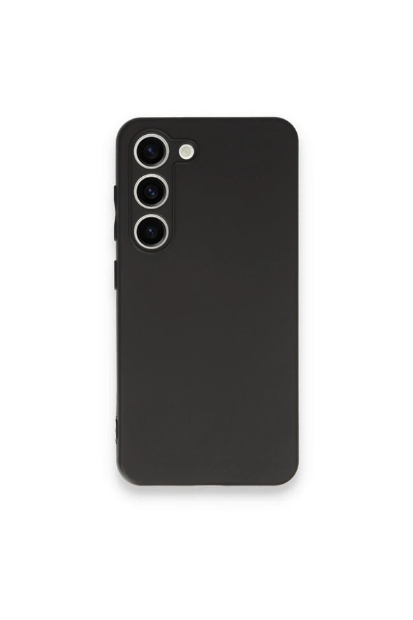 CepteToptan Samsung Galaxy S23 Plus Kılıf First Silikon - Siyah - DROPX1413-8014