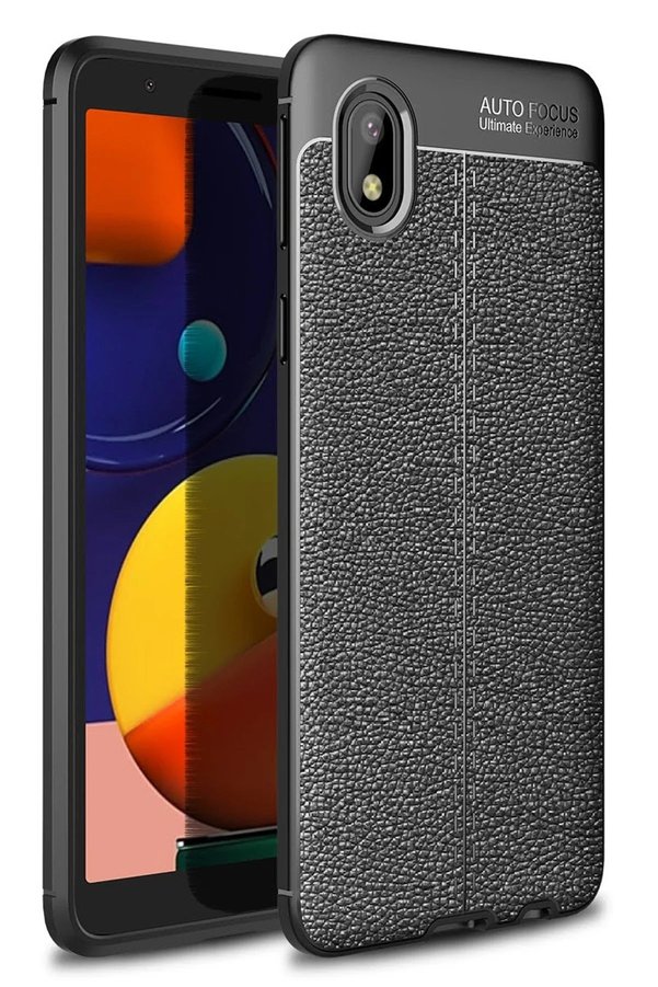 CepteToptan Samsung Galaxy A01 Core Kılıf Auto Focus Kapak - Siyah - DROPX2394-6785