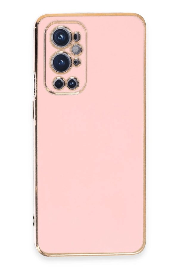 CepteToptan One Plus 9 Pro Kılıf Volet Silikon - Pembe - DROPX3198-2233