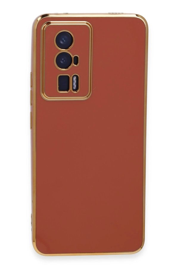 CepteToptan Xiaomi Poco F5 Pro Kılıf Volet Silikon - Kırmızı - DROPX7307-2746