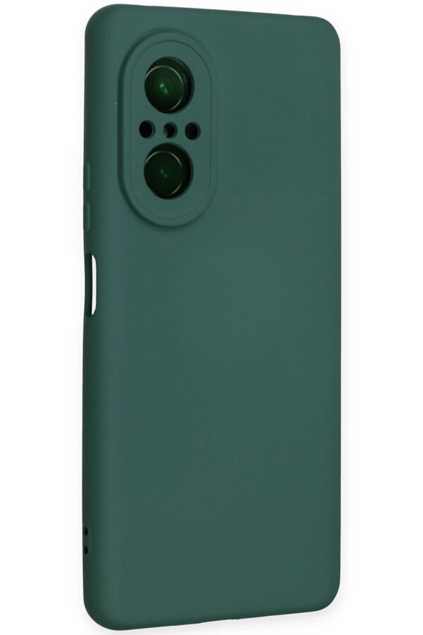 Huawei̇ Nova 9 Se Kılıf Nano İçi̇ Kadi̇fe Si̇li̇kon - Koyu Yeşi̇l - Dropx1163-3417