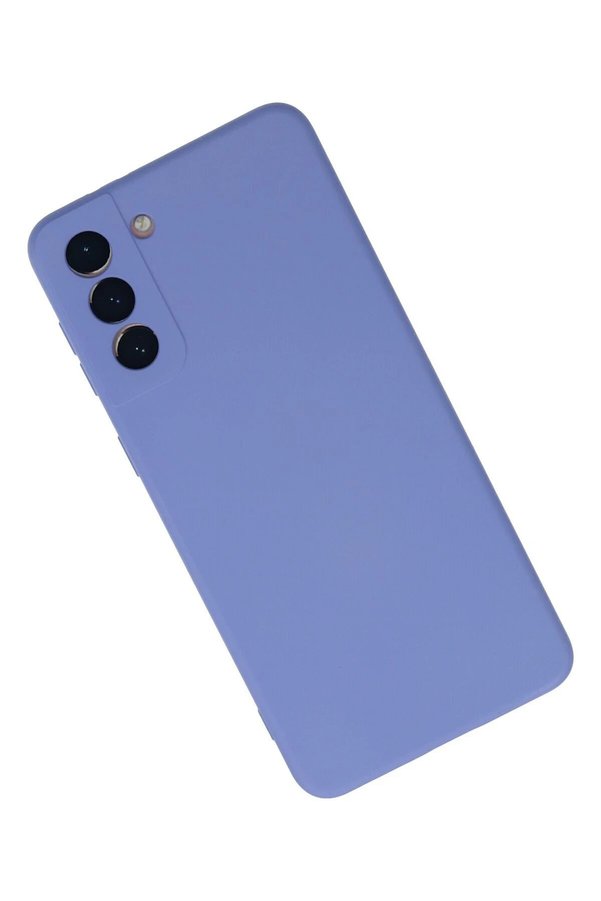 Samsung Galaxy S21 Plus Kılıf Nano İçi̇ Kadi̇fe Si̇li̇kon - Li̇la - Dropx2531-1775