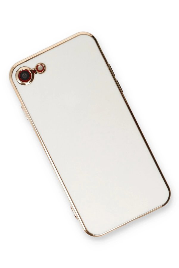 İphone 7 Kılıf Volet Si̇li̇kon - Beyaz - Dropx1053-3134