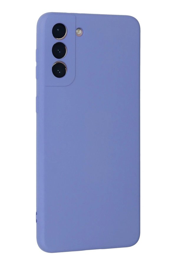 Samsung Galaxy S21 Plus Kılıf Nano İçi̇ Kadi̇fe Si̇li̇kon - Li̇la - Dropx2531-1775