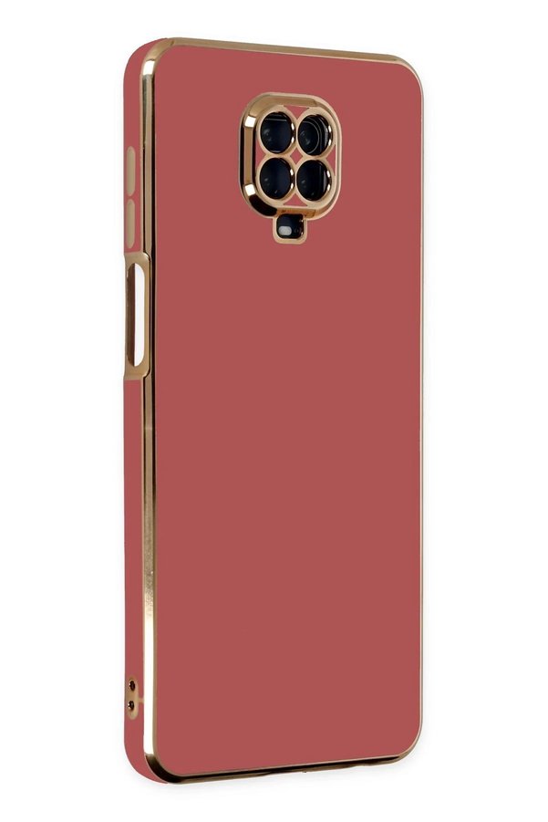 CepteToptan Xiaomi Redmi Note 9 Pro Kılıf Volet Silikon - Kırmızı - DROPX6370-4619