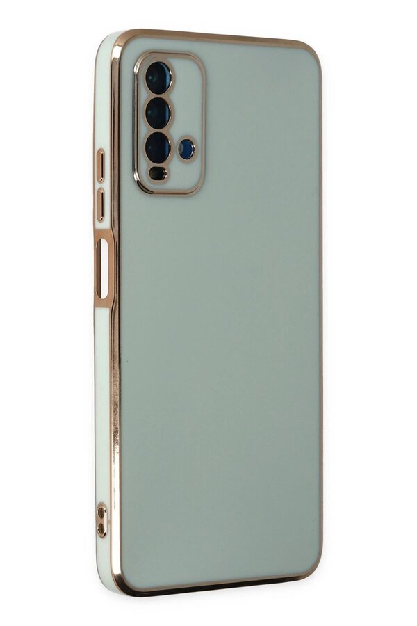 CepteToptan Xiaomi Redmi 9T Kılıf Volet Silikon - Açık Yeşil - DROPX2723-9529
