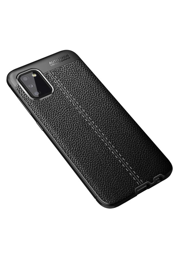Samsung Galaxy A02S Kılıf Auto Focus Kapak - Si̇yah - Dropx6555-1463