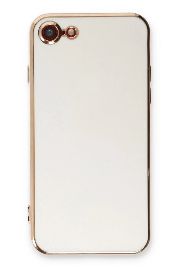 İphone 7 Kılıf Volet Si̇li̇kon - Beyaz - Dropx1053-3134