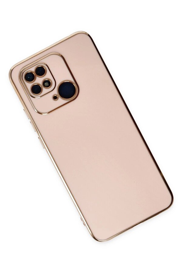 Xi̇aomi̇ Redmi̇ 10C Kılıf Volet Si̇li̇kon - Pembe - Dropx4330-6533