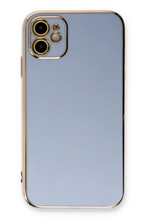 İphone 11 Kılıf Volet Si̇li̇kon - Mavi̇ - Dropx8161-6377