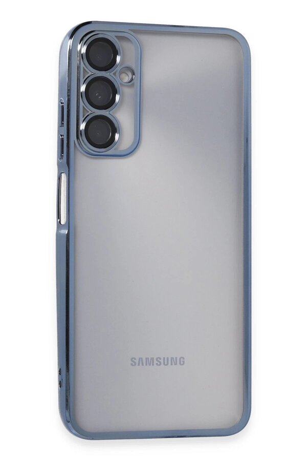 CepteToptan Samsung Galaxy A05S Kılıf Lensli Silikon - Açık Mavi - DROPX3381-8636