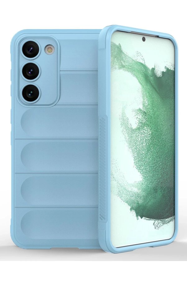 CepteToptan Samsung Galaxy S23 Plus Kılıf Optimum Silikon - Sky Blue - DROPX9825-8484