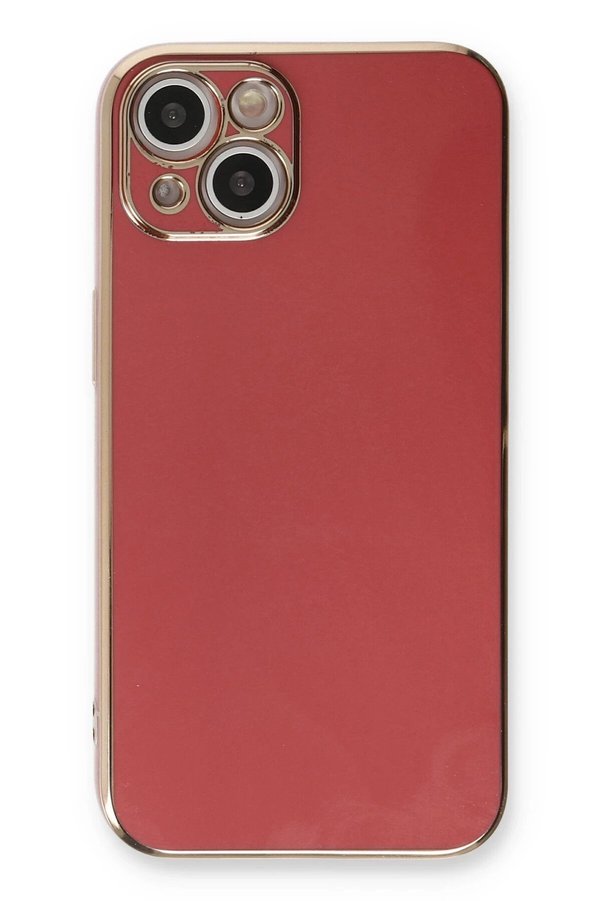 İphone 13 Kılıf Volet Si̇li̇kon - Kırmızı - Dropx2674-1248
