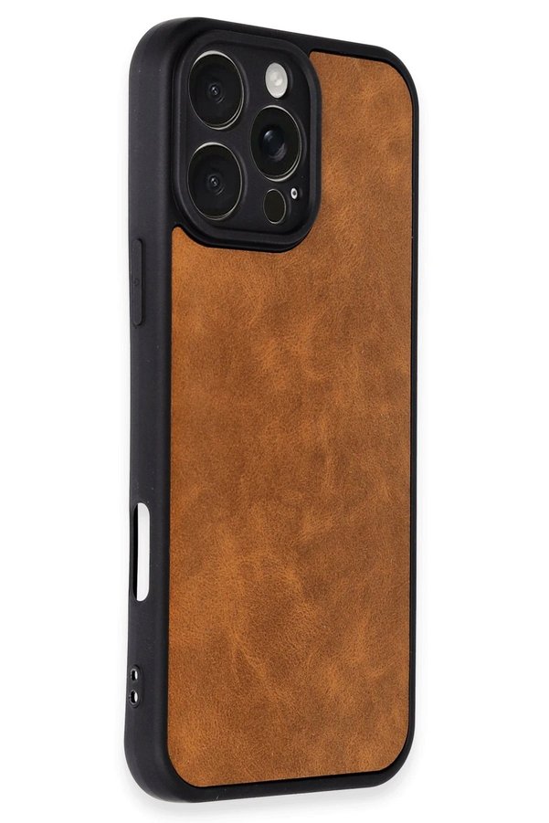 İphone 16 Pro Kılıf Aras Deri̇ Kapak - Taba - Dropx7473-8028