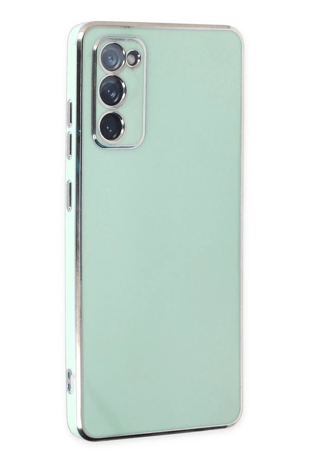 Samsung Galaxy S20 Fe Kılıf Volet Si̇li̇kon - Açık Yeşi̇l - Dropx3578-2487